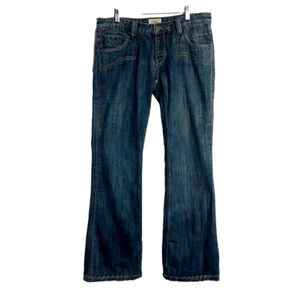 5/$25 
Antik Denim Jeans Medium Blue 9 Button Fly Decorative Pockets